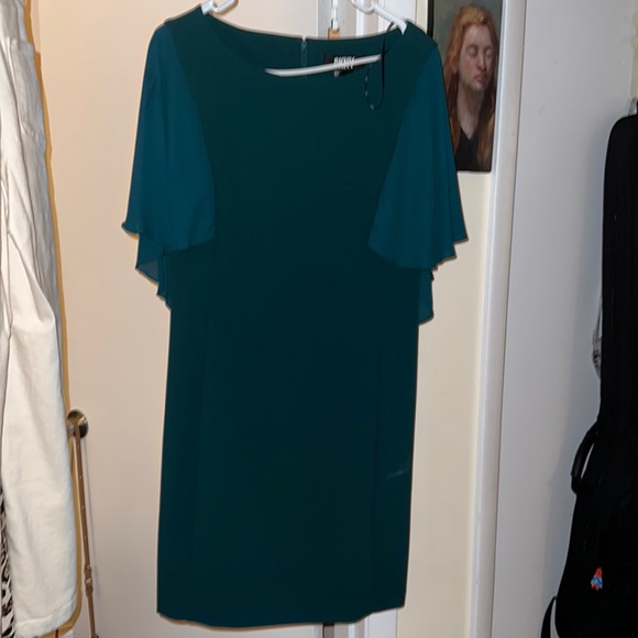 Dkny Dresses Teal Blue Cocktail Dress Poshmark